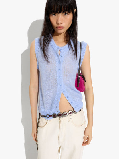 Fine-Knit Vest