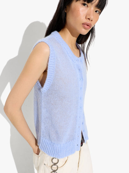 Fine-Knit Vest