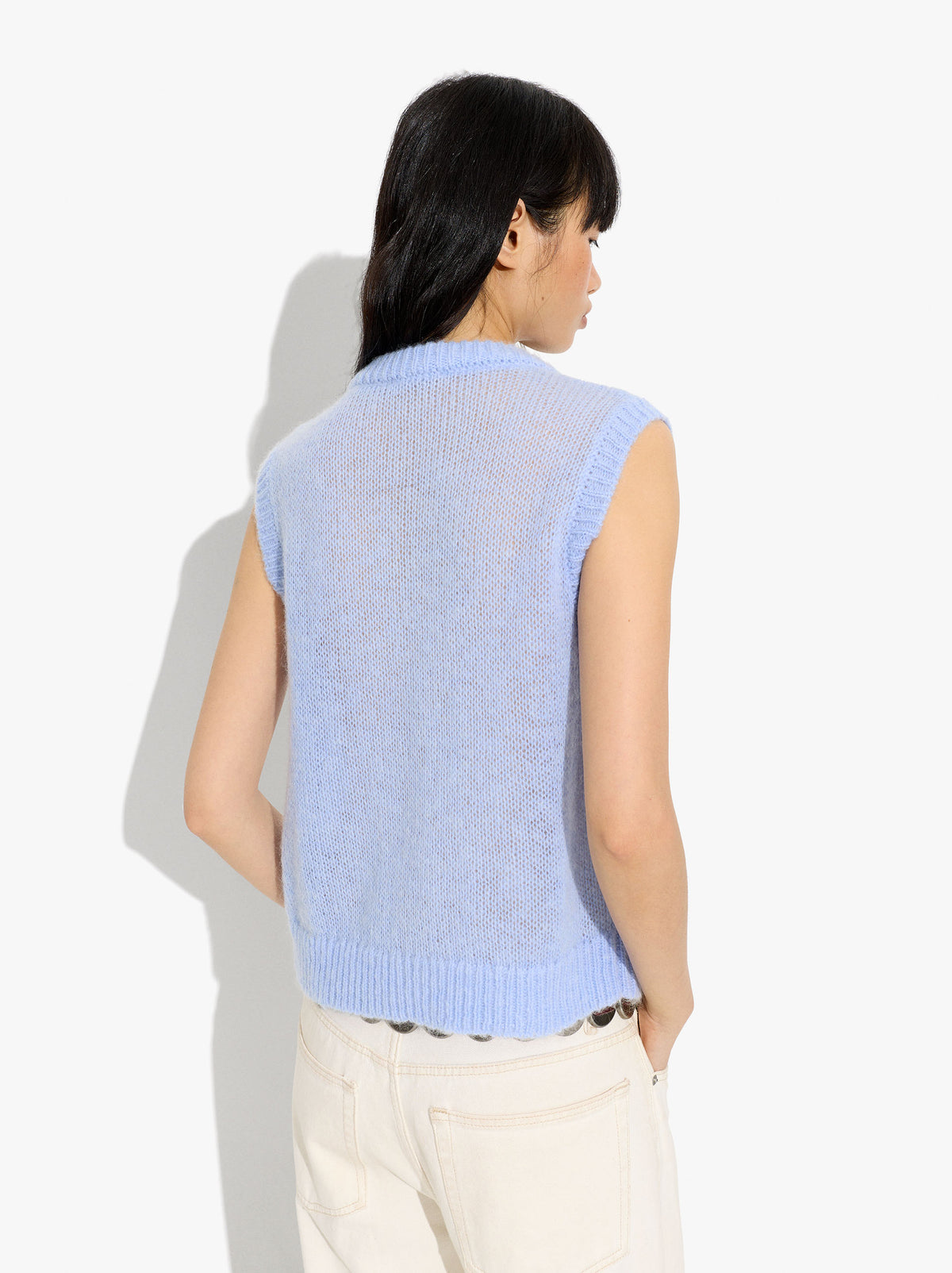 Fine-Knit Vest