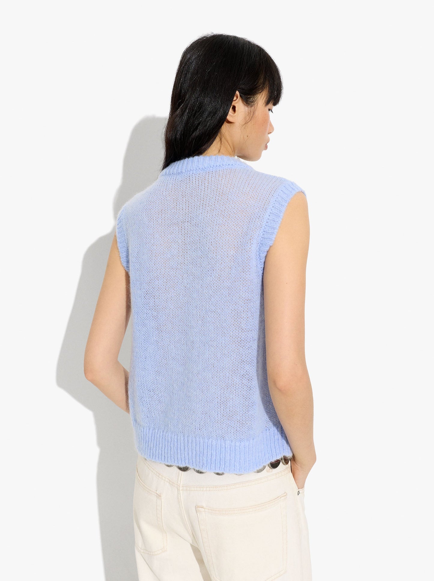 Fine-Knit Vest