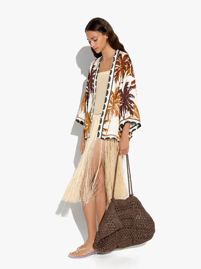 Flowy Printed Kimono