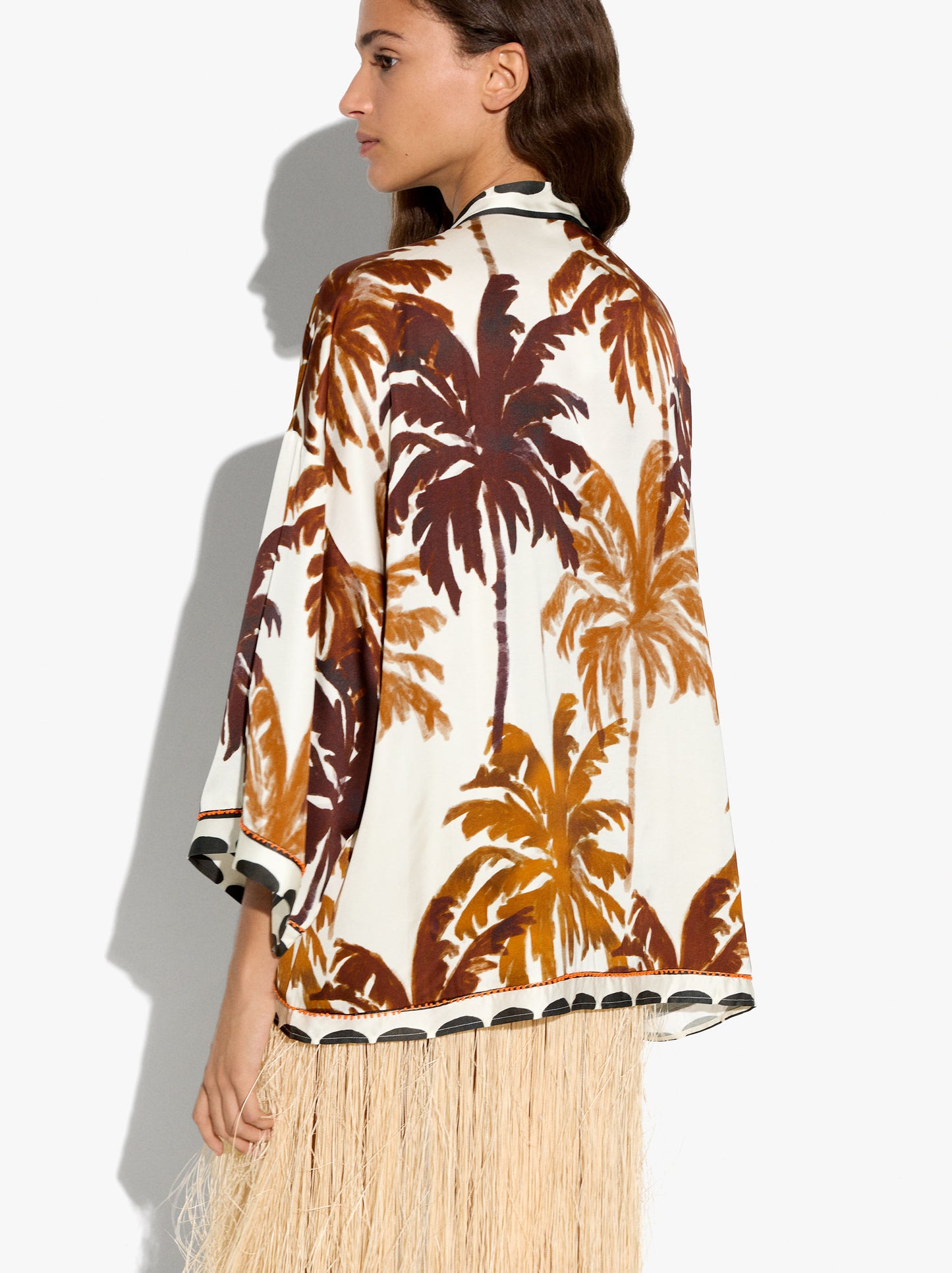 Flowy Printed Kimono