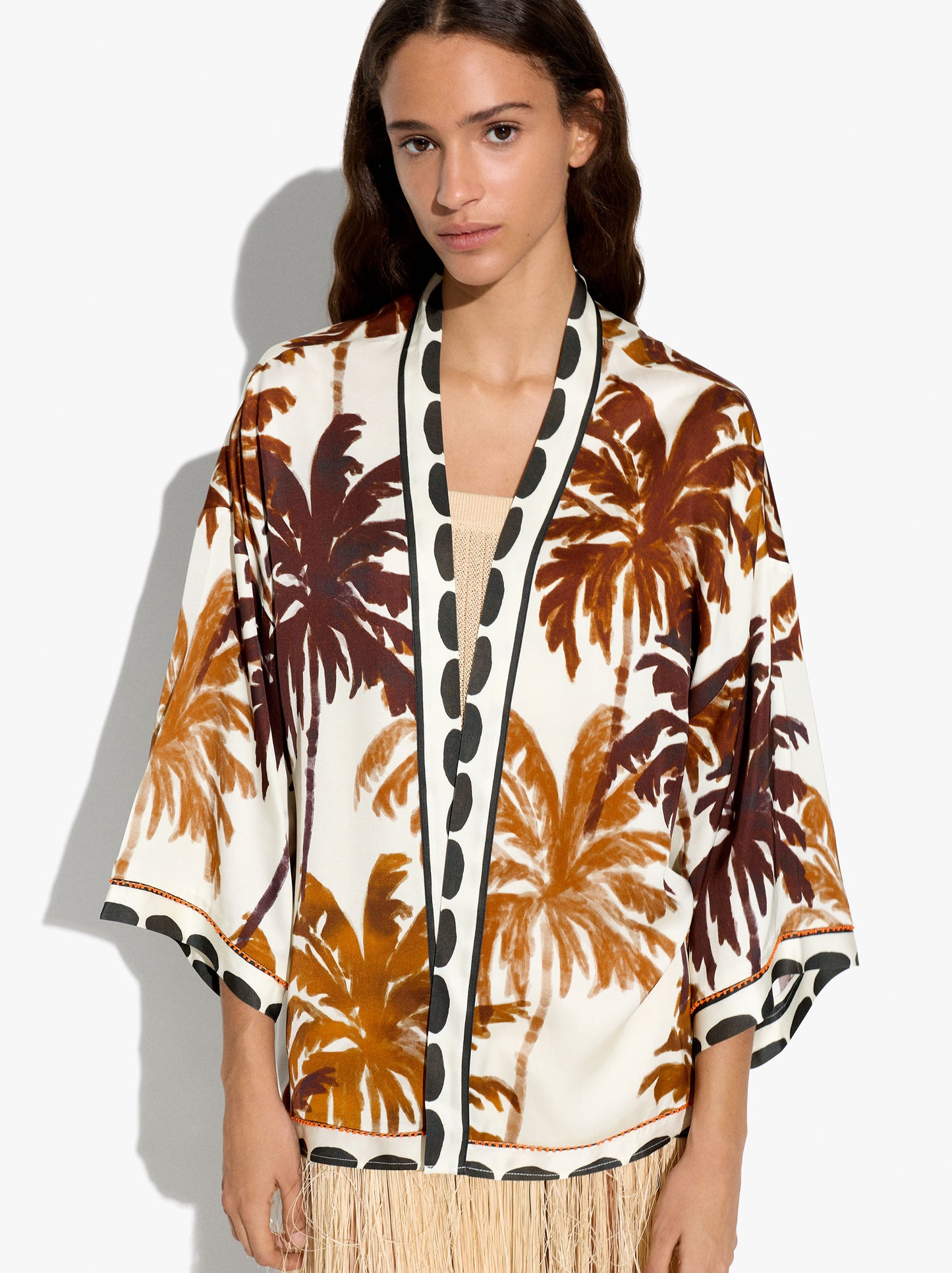 Flowy Printed Kimono
