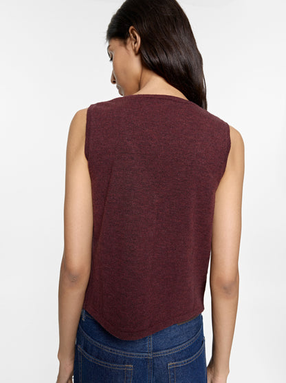 V-Neck Knit Vest