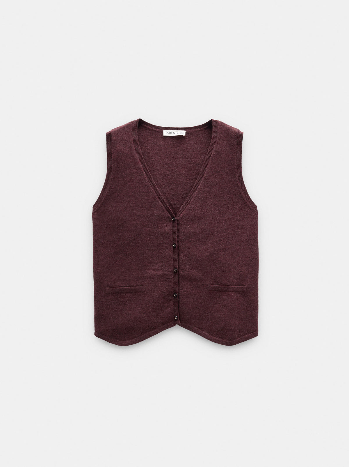 V-Neck Knit Vest