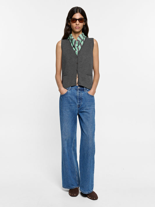 Knit Vest With Pockets