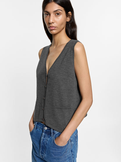 Knit Vest With Pockets