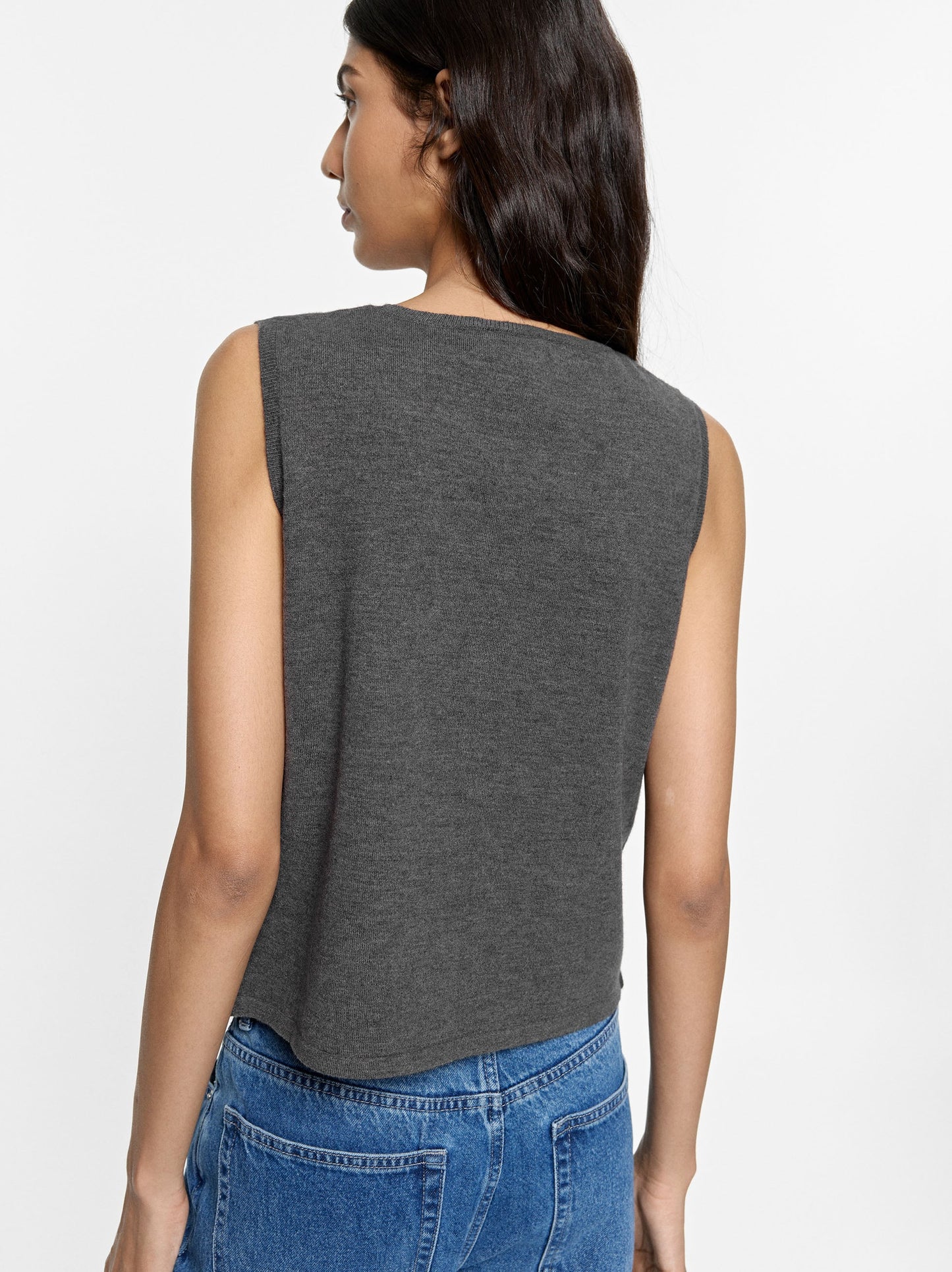 Knit Vest With Pockets