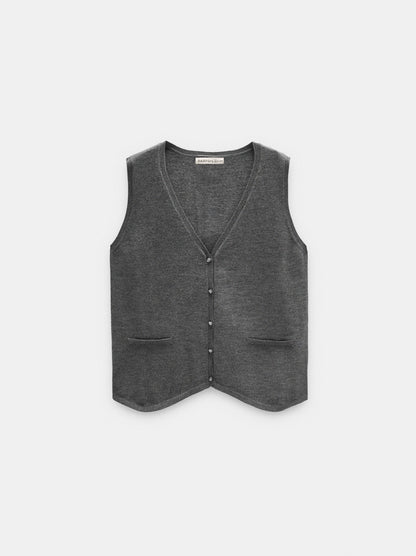 Knit Vest With Pockets