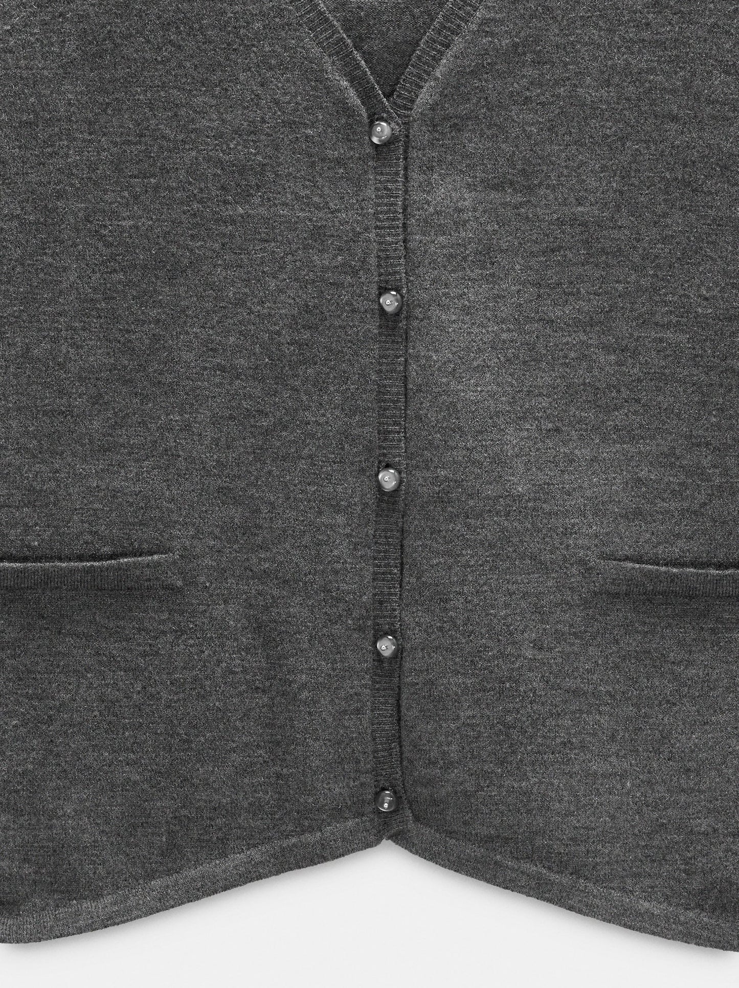Knit Vest With Pockets