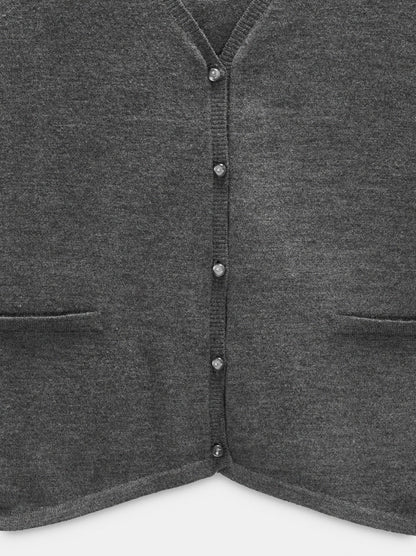 Knit Vest With Pockets