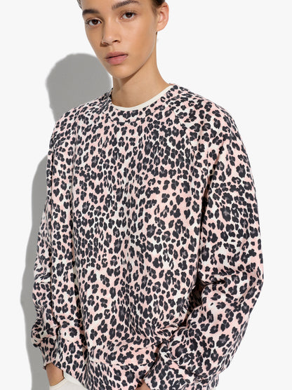 Sweatshirt With Printed Animal Pattern