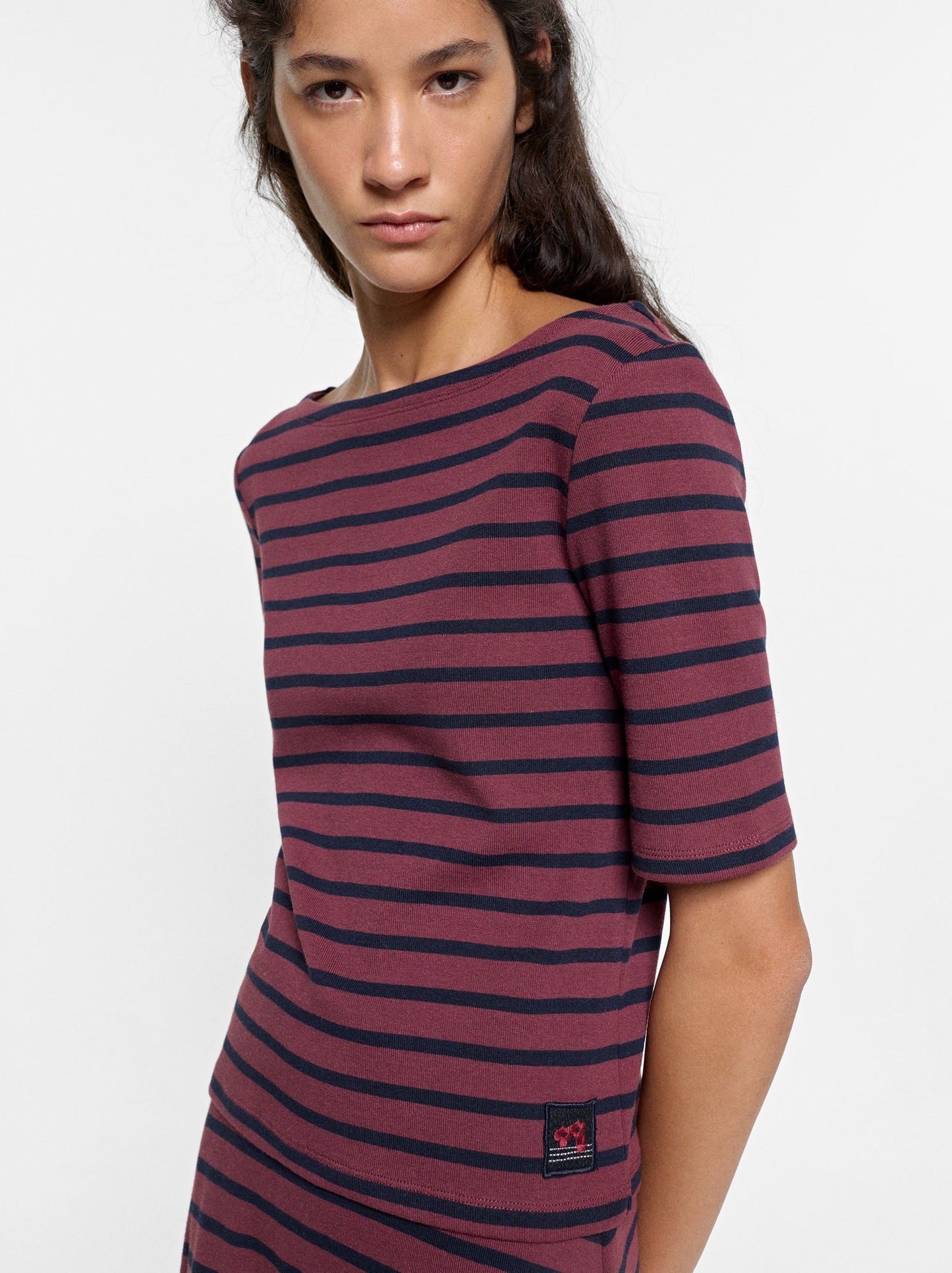 Cotton T-Shirt With Stripes
