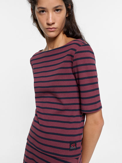Cotton T-Shirt With Stripes
