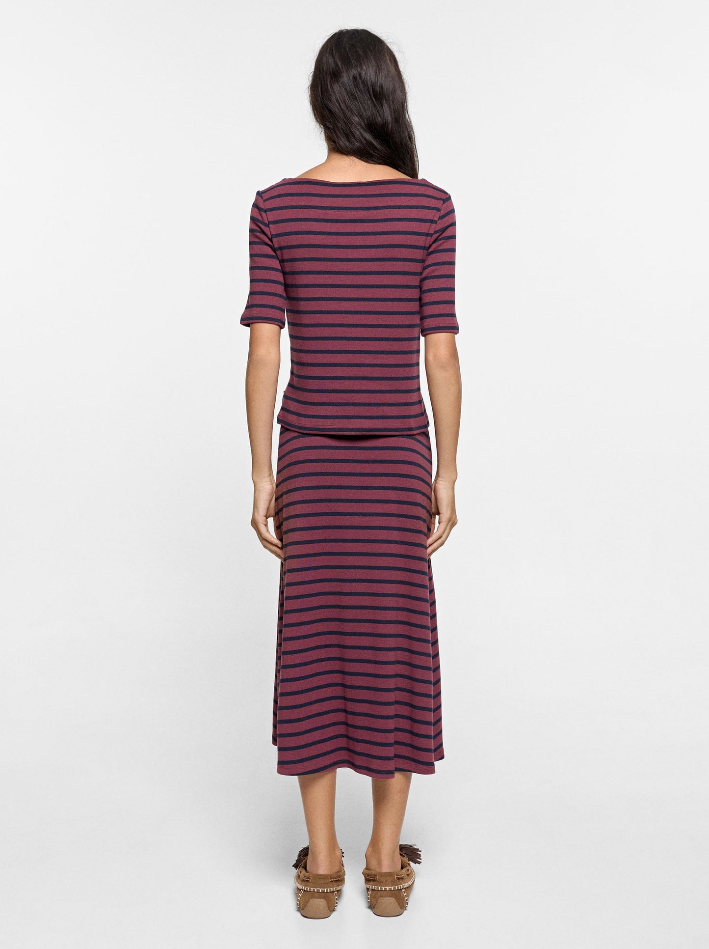 Cotton T-Shirt With Stripes