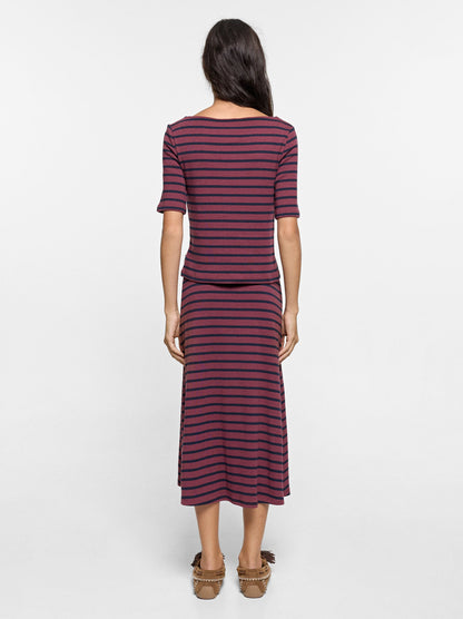 Cotton T-Shirt With Stripes