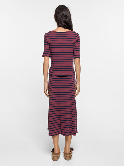 Cotton T-Shirt With Stripes
