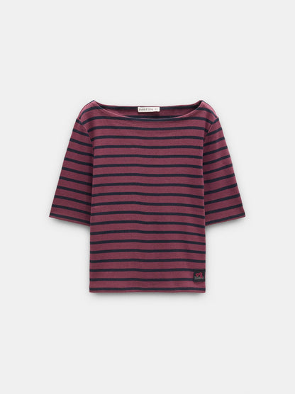 Cotton T-Shirt With Stripes