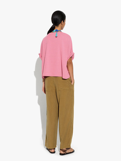 Plain Trousers With 100% Lyocell