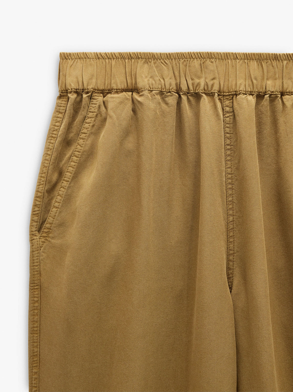 Plain Trousers With 100% Lyocell