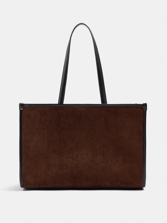 Leather-Effect Shopper Bag