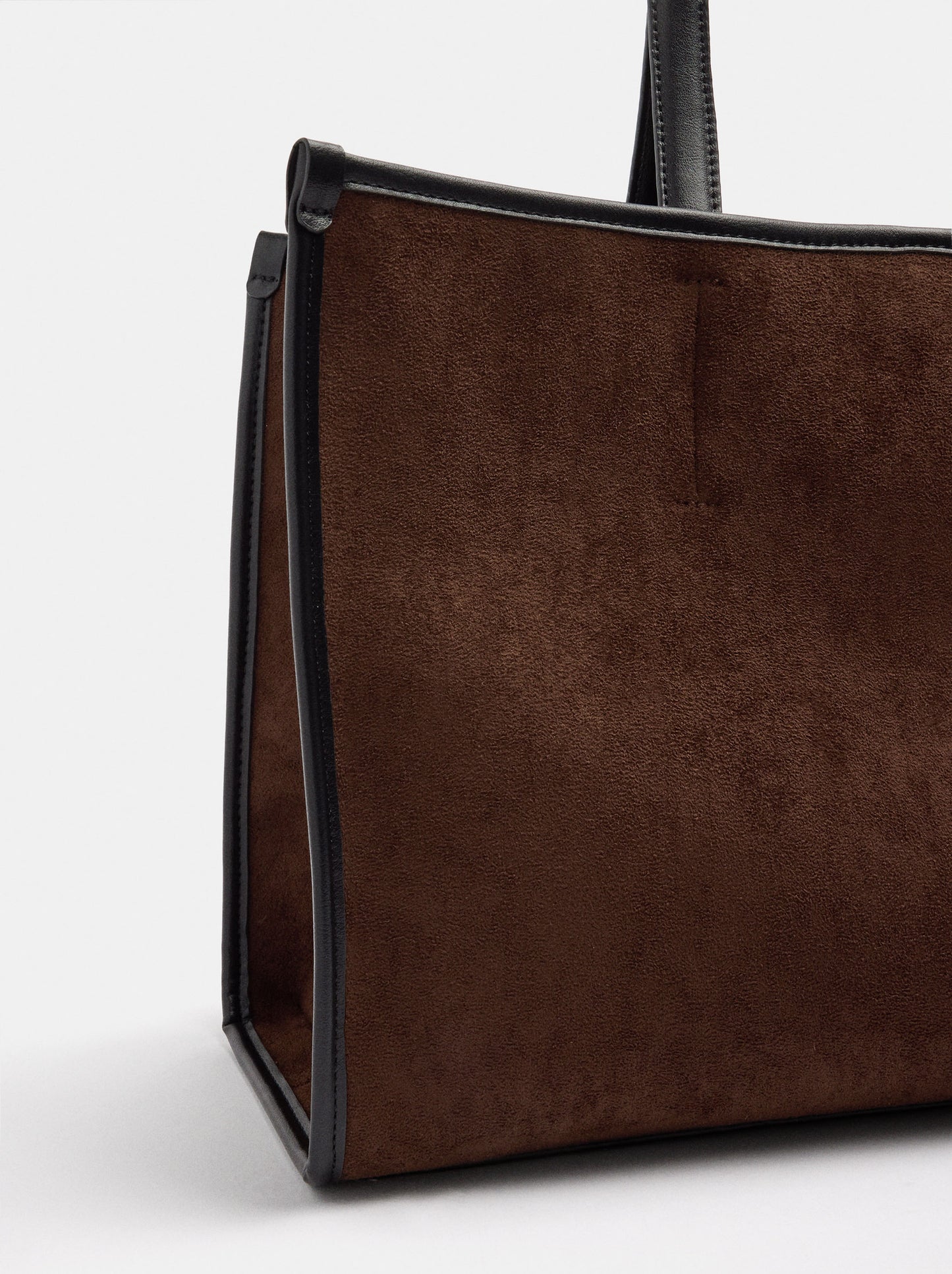 Leather-Effect Shopper Bag