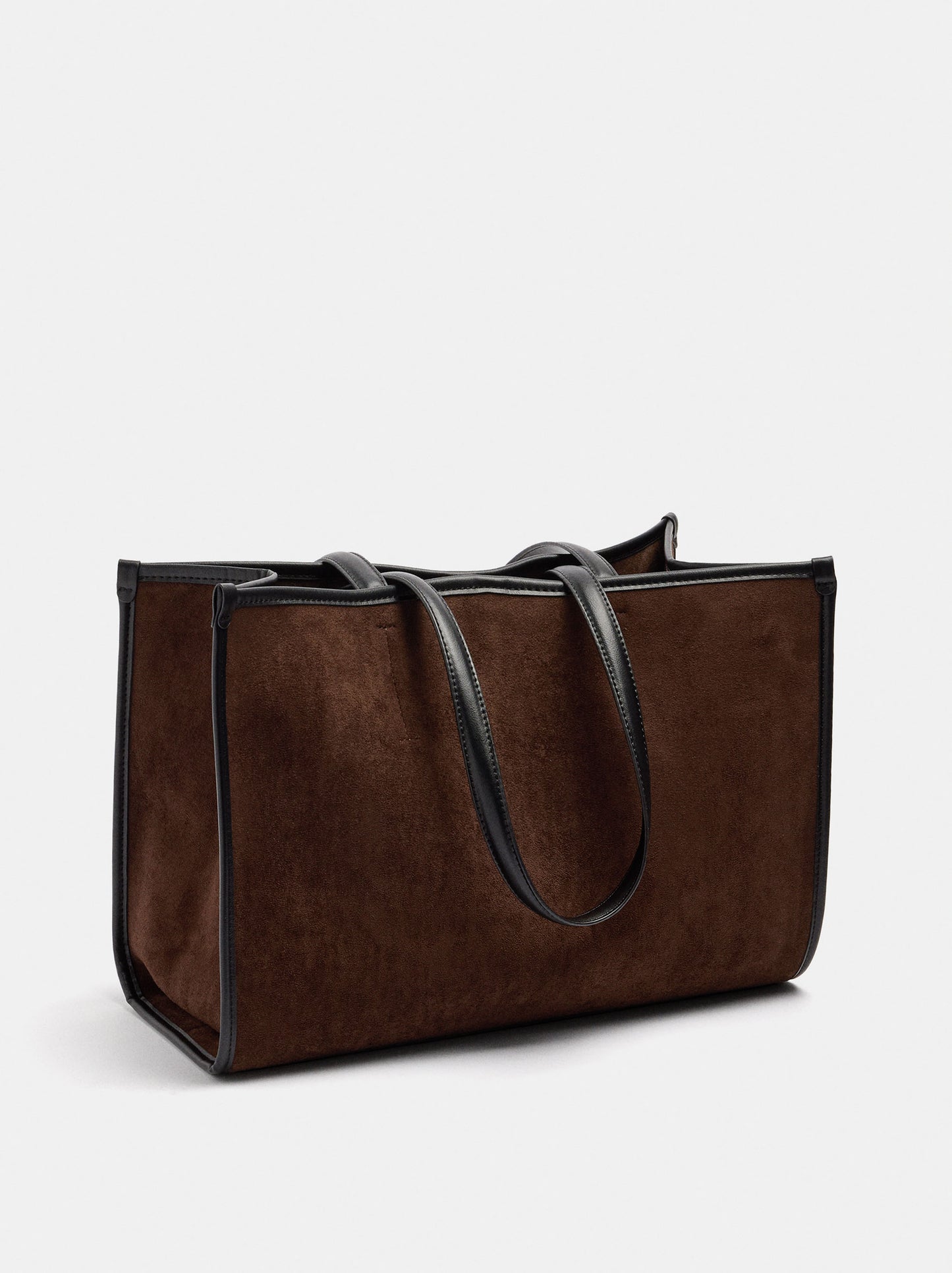 Leather-Effect Shopper Bag