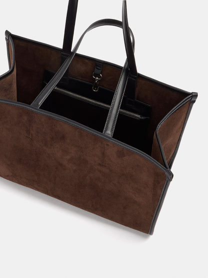 Leather-Effect Shopper Bag