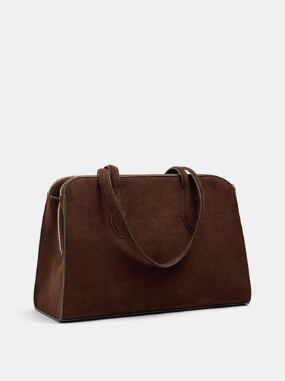 13" Leather-Effect Laptop Bag With Pendant