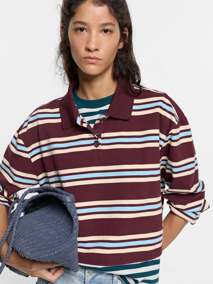 Polo T-Shirt With Stripes