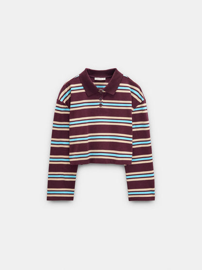 Polo T-Shirt With Stripes