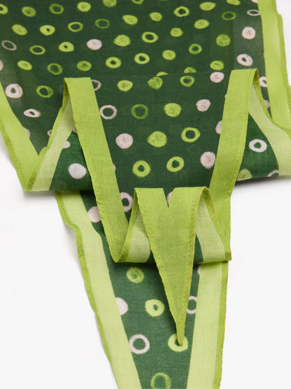 Printed Scarf With 100% Cotton