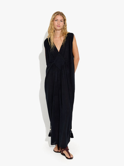 Long Dress With Diamond Pattern 100% Cotton