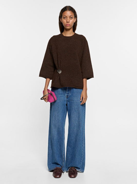 Knit Sweater With Oval Detail