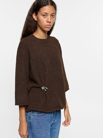 Knit Sweater With Oval Detail