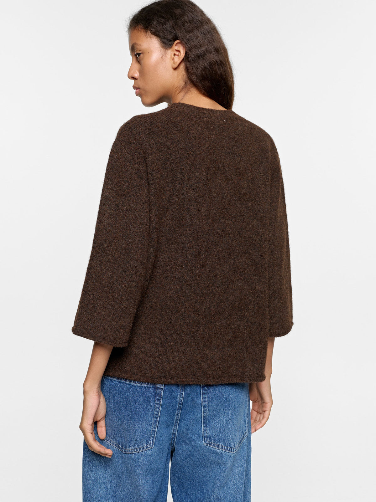 Knit Sweater With Oval Detail