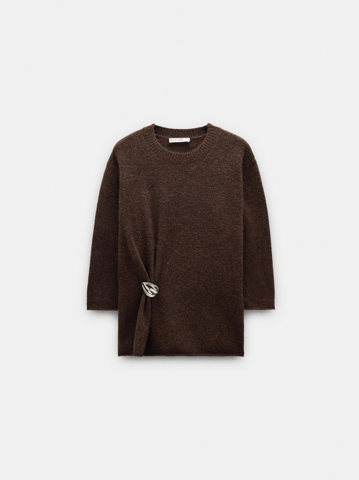 Knit Sweater With Oval Detail
