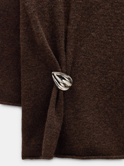 Knit Sweater With Oval Detail