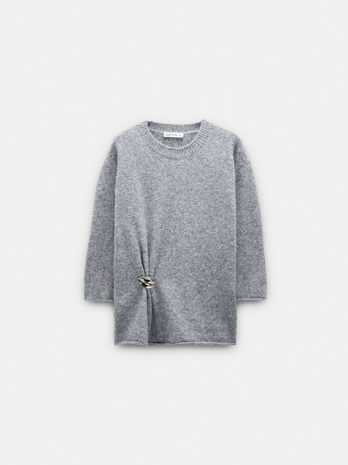 Knit Sweater With Oval Detail