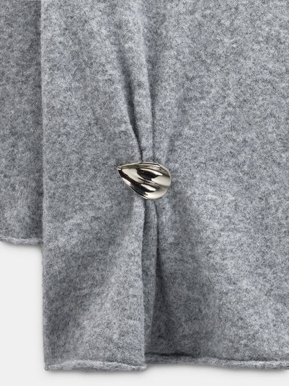 Knit Sweater With Oval Detail