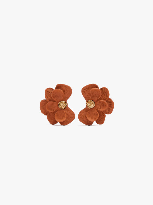 Maxi Half-Flower Earrings