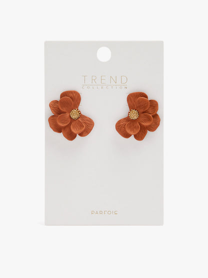 Maxi Half-Flower Earrings