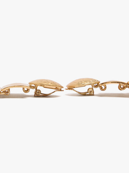 Maxi Geometric Earrings With Shells