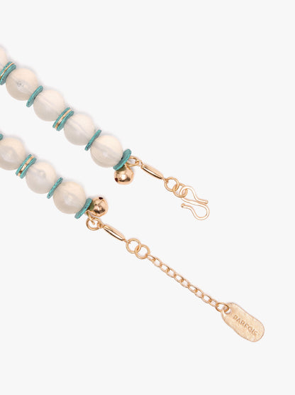 Necklace Of Glass Beads And Shells With Bells