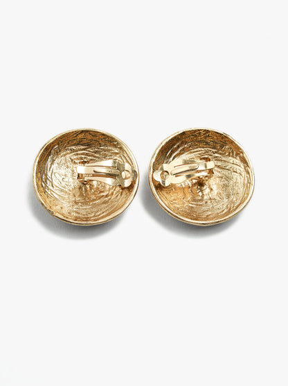Maxi Round Earrings