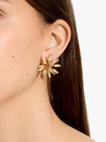 Maxi Earrings With Sea Urchin