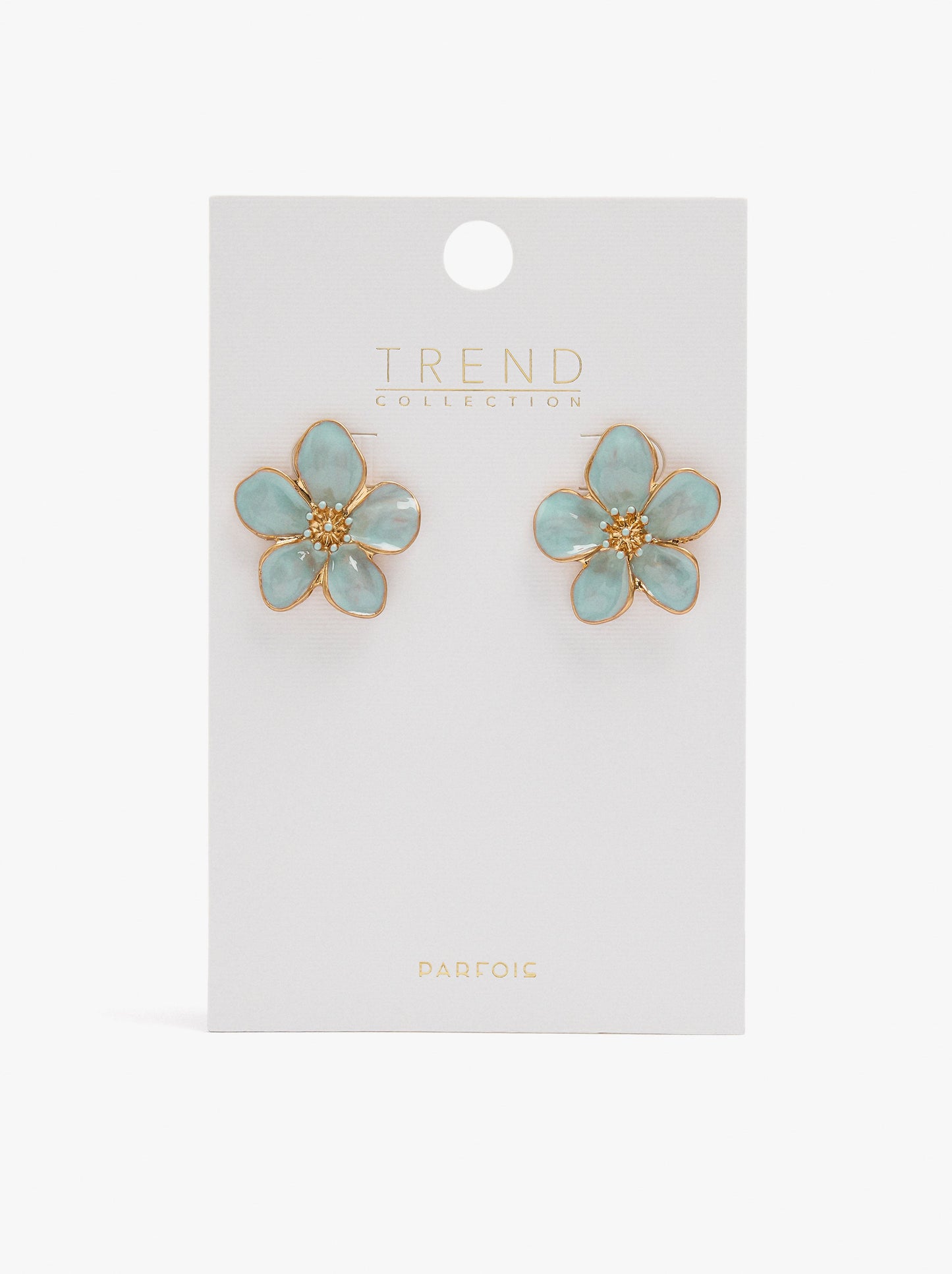 Maxi Flower Earrings With Enamel