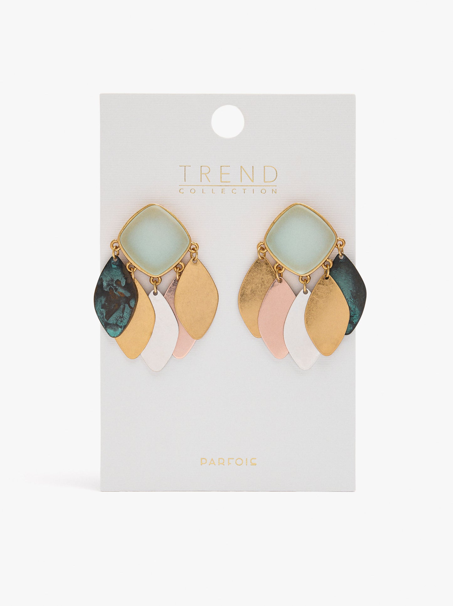 Maxi Earrings With Multicolor Petals