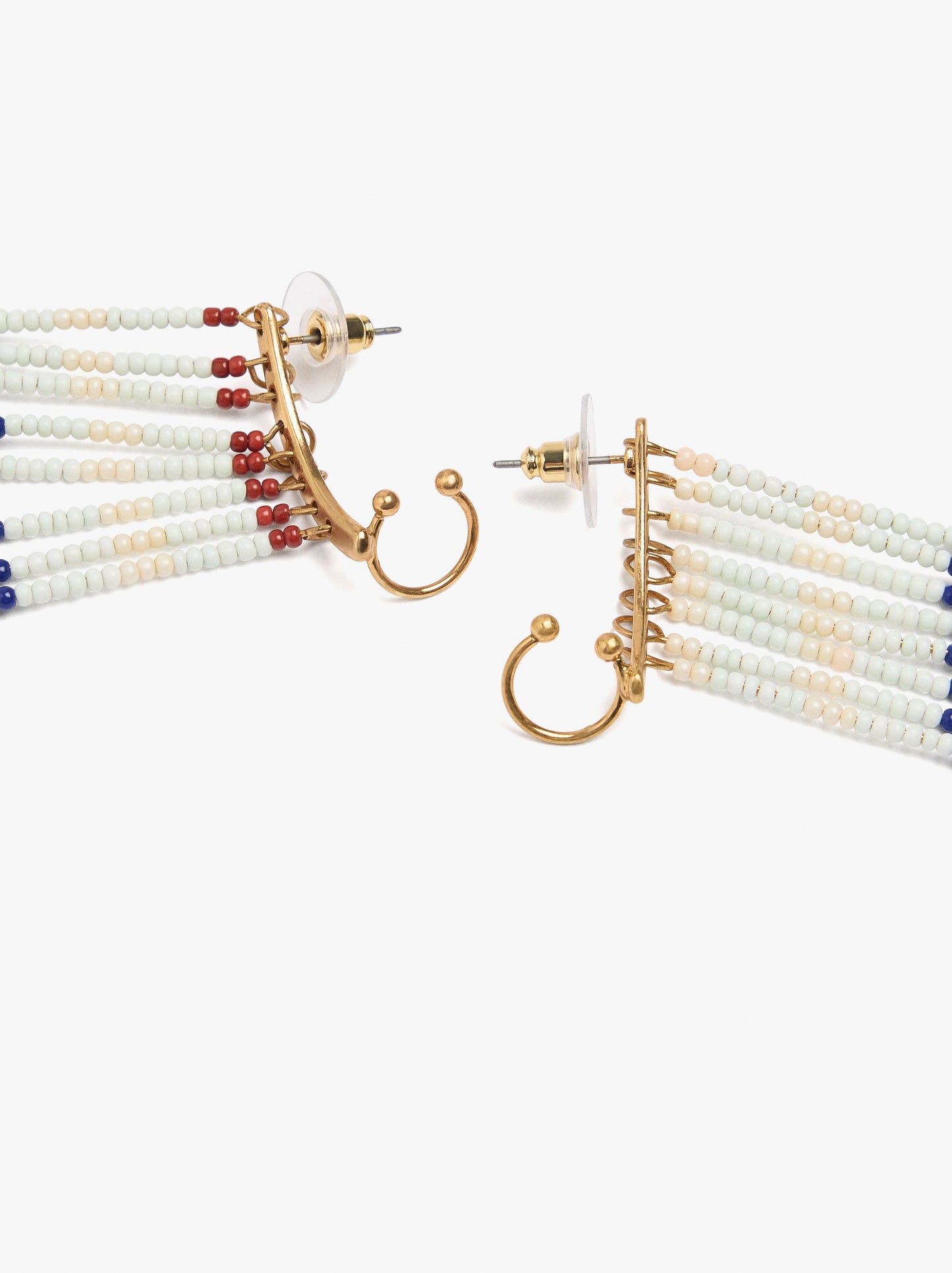 Asymmetric Ear Jacket Earrings