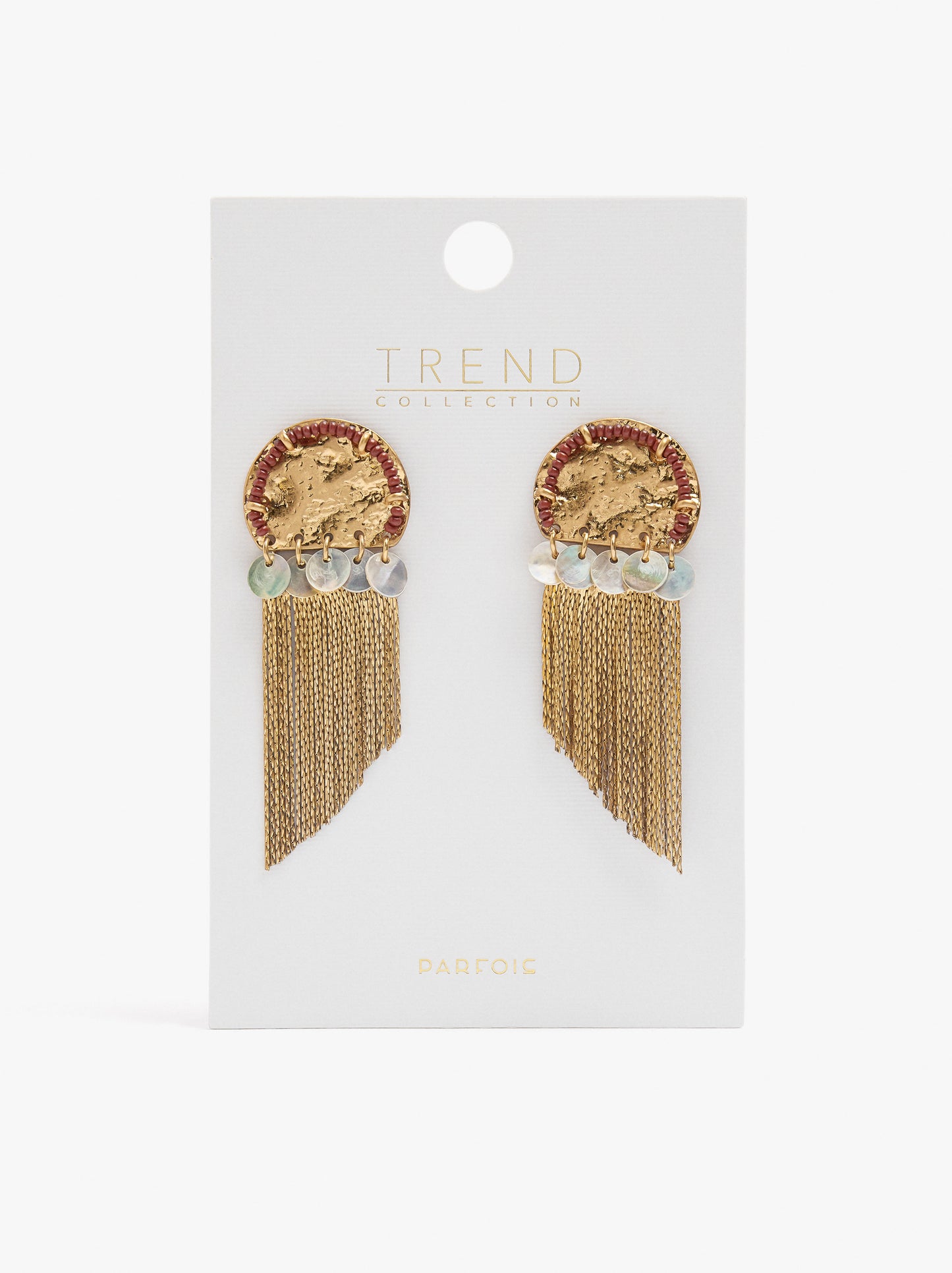 Maxi Cascade-Effect Earrings With Shells